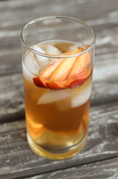 The Three Bite Rule - Peach Tea Cocktail