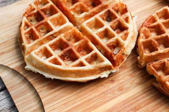 The Three Bite Rule - Savory Waffle