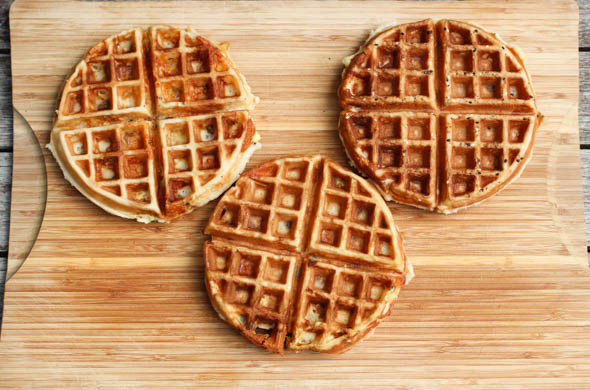 The Three Bite Rule - Savory Waffle
