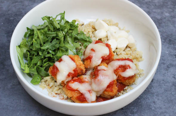Chicken Parm Rice Bowl - The Three Bite Rule
